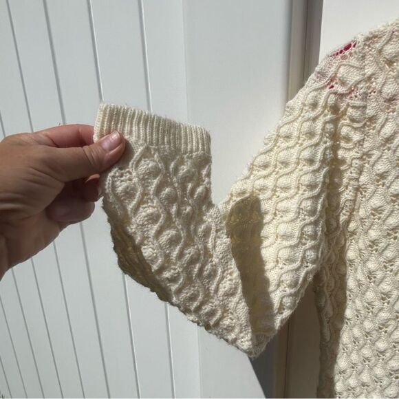 Vintage crochet dress long sleeve fitted size large. - Picture 2 of 10